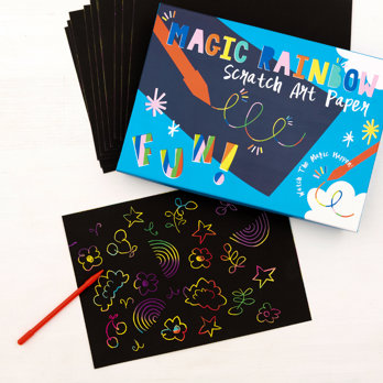 scratch art kit rainbow