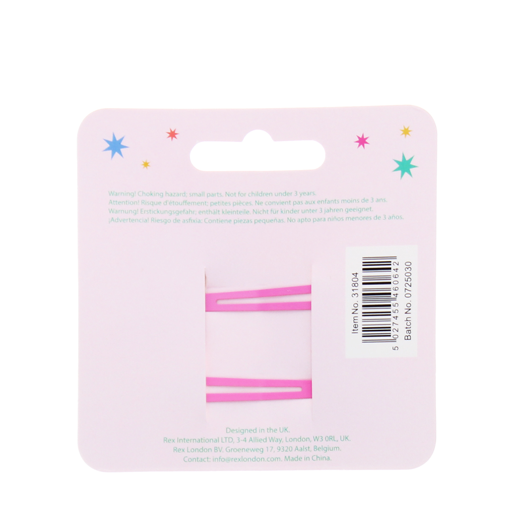 barrettes cheveux à paillettes - licorne