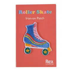 iron on patch - roller skate