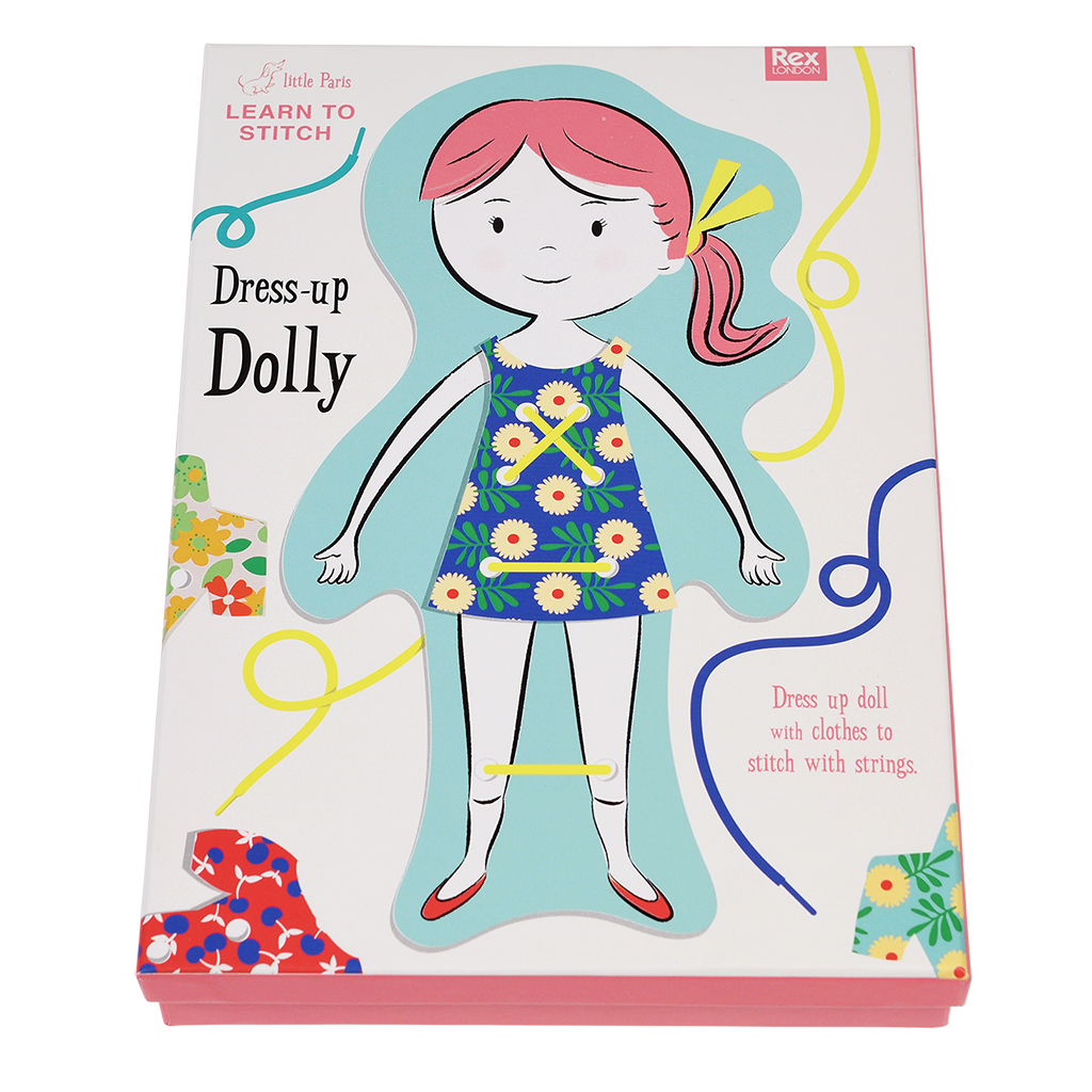 learn to stitch dress-up dolly kit