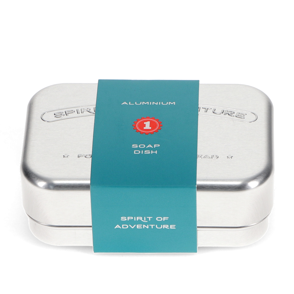 aluminium soap dish - spirit of adventure