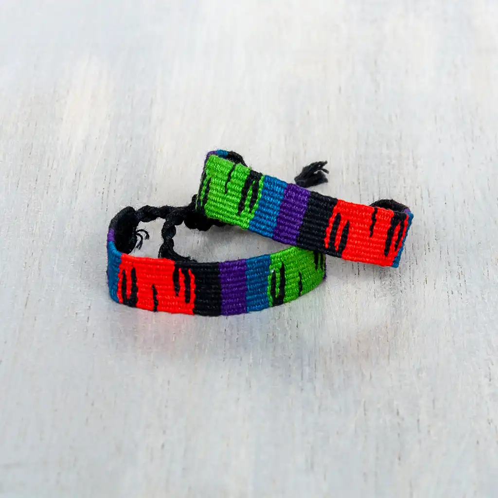 handmade mayan friendship bracelets - assorted