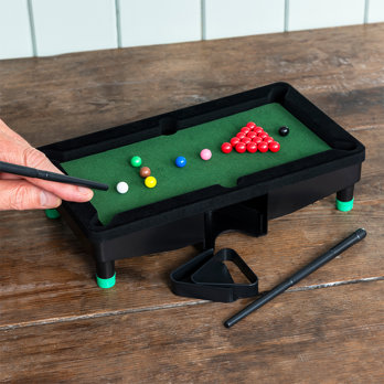 mini tabletop snooker game set