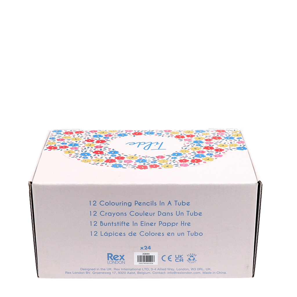 buntstifte in der pappröhre - tilde