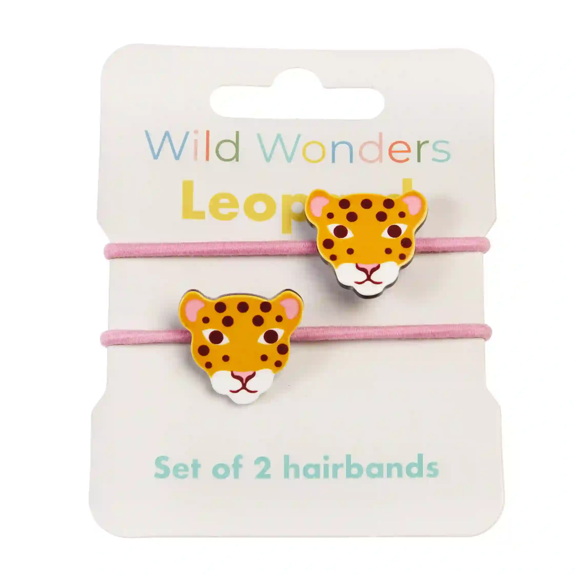 elastiques a cheveux wild wonders leopard (lot de 2)