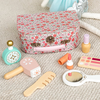 wooden makeup playset
