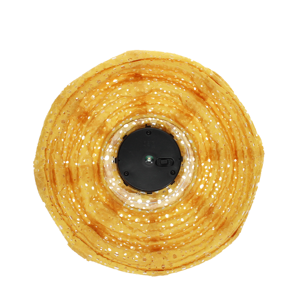 outdoor solar pendant lantern - mustard yellow