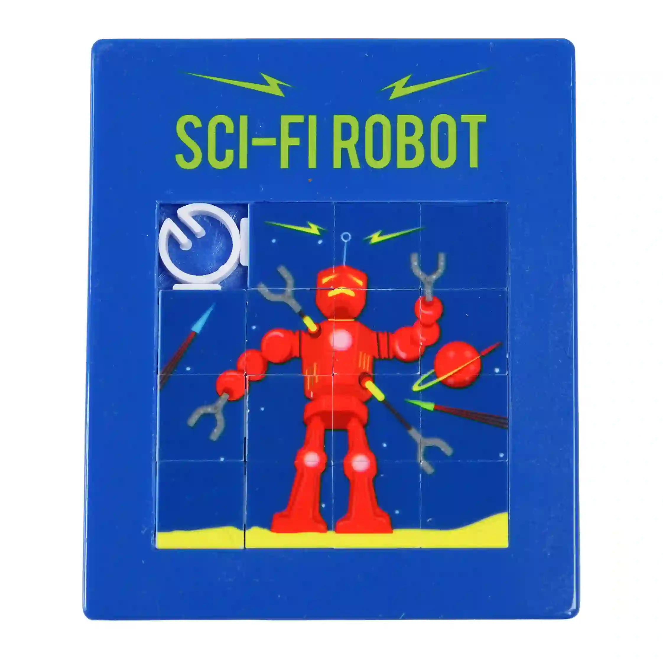 slide puzzle sci-fi robot