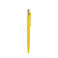 stylo à bille aluminium recyclé - jaune