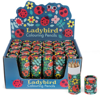 buntstifte in der pappröhre - ladybird
