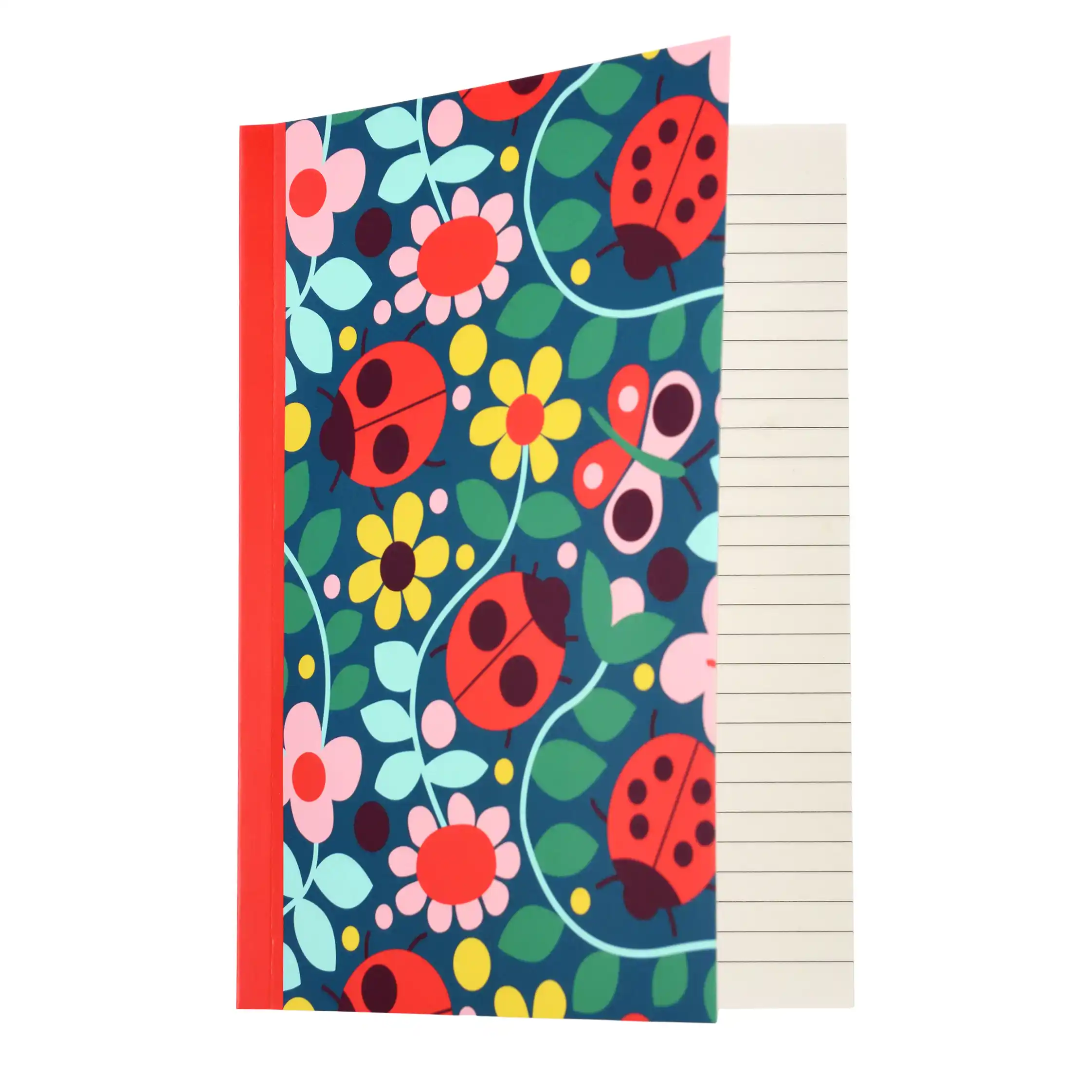cuaderno rayas a5 ladybird