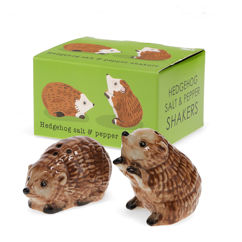 ceramic salt and pepper shakers - hedgehogs