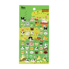 3d puffy stickers (single sheet) - dogs