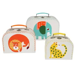 storage cases (set of 3) - wild wonders animals storage cases (set of 3) - wild wonders animals