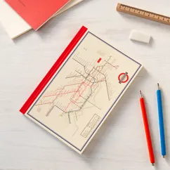 a5 notebook - tfl heritage tube map a5 notebook - tfl heritage tube map