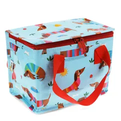 insulated lunch bag - sunny sausage dog insulated lunch bag - sunny sausage dog