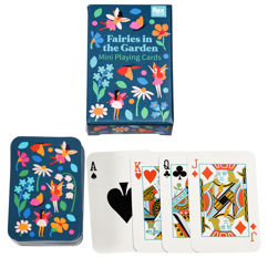 mini cartes à jouer fairies in the garden