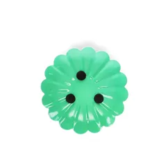 enamel flat flower candle holder - green enamel flat flower candle holder - green