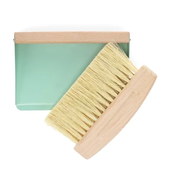 ensemble brosse et pelle de table en bois - vert pistache ensemble brosse et pelle de table en bois - vert pistache