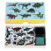 série de mini timbres prehistoric land
