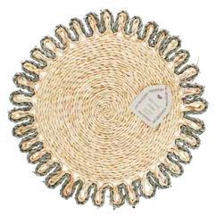 set de table en cosses de maïs - gris set de table en cosses de maïs - gris