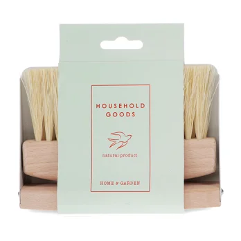 ensemble brosse et pelle de table en bois - gris doux ensemble brosse et pelle de table en bois - gris doux