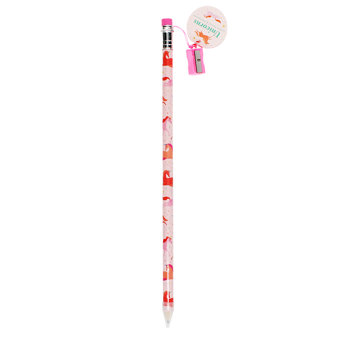 riesen-bleistift mit anspitzer - einhorn