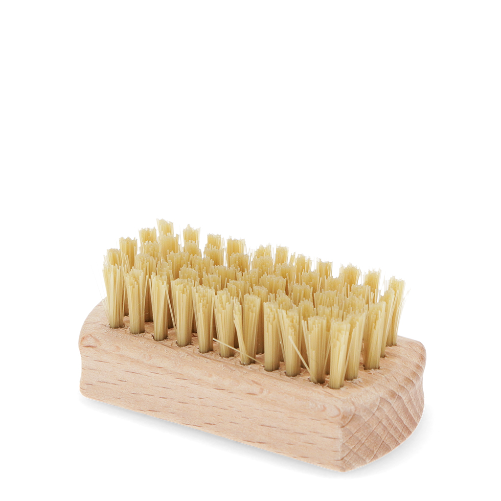 brosse à ongles en bois - papillon
