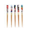 wooden chopsticks (pack of 5 pairs) - beckoning cats