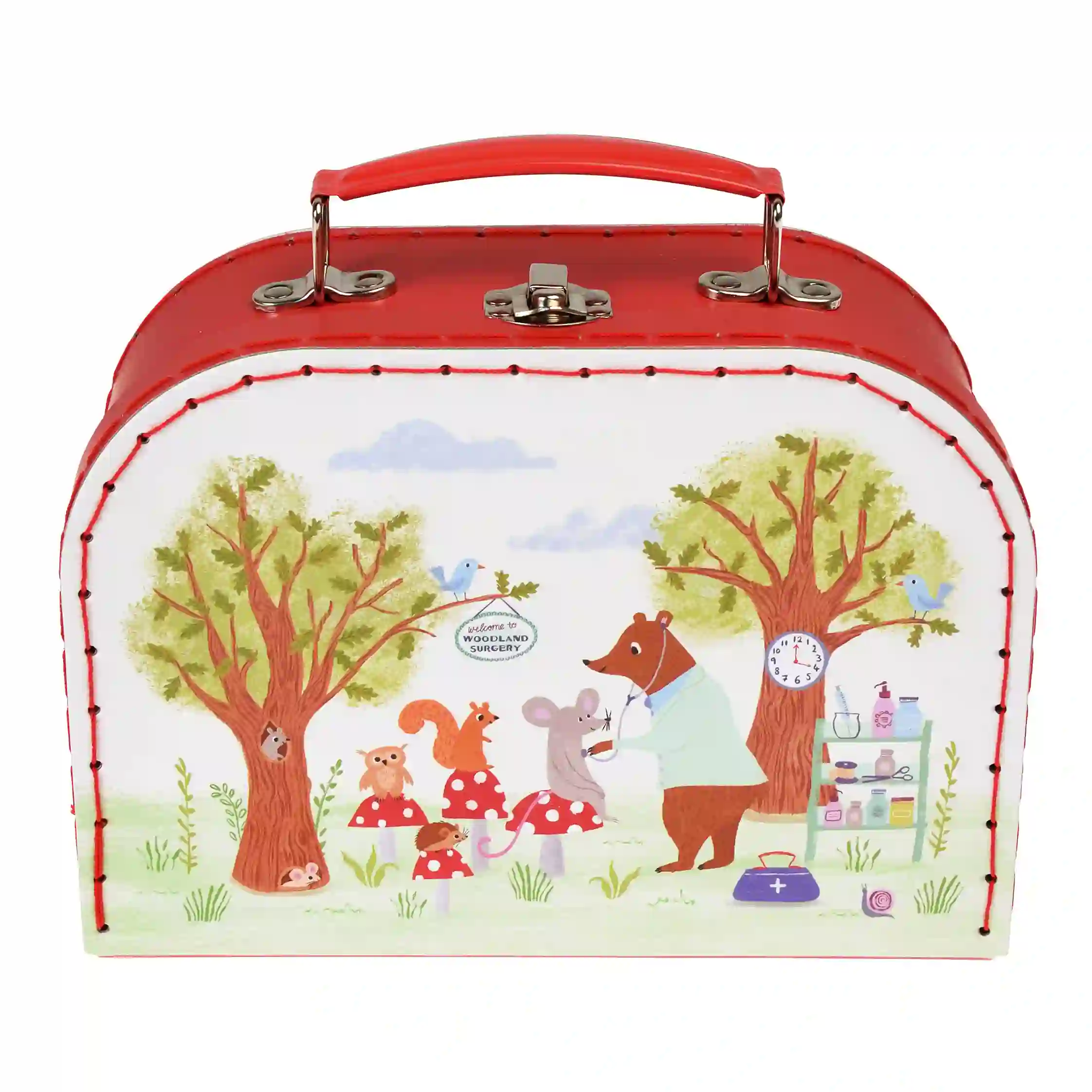 ensemble de jeu de docteur en bois woodland friends