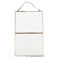 cadre a suspendre paysage en laiton 25x20cm