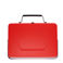portable suitcase bbq - red