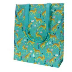recycled shopping bag - cheetah recycled shopping bag - cheetah
