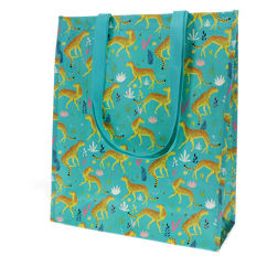 recycled shopping bag - cheetah