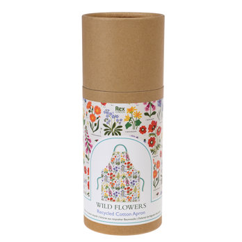 tablier en coton recyclé wild flowers