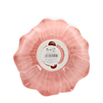 blütenschale aus keramik 13cm - pink