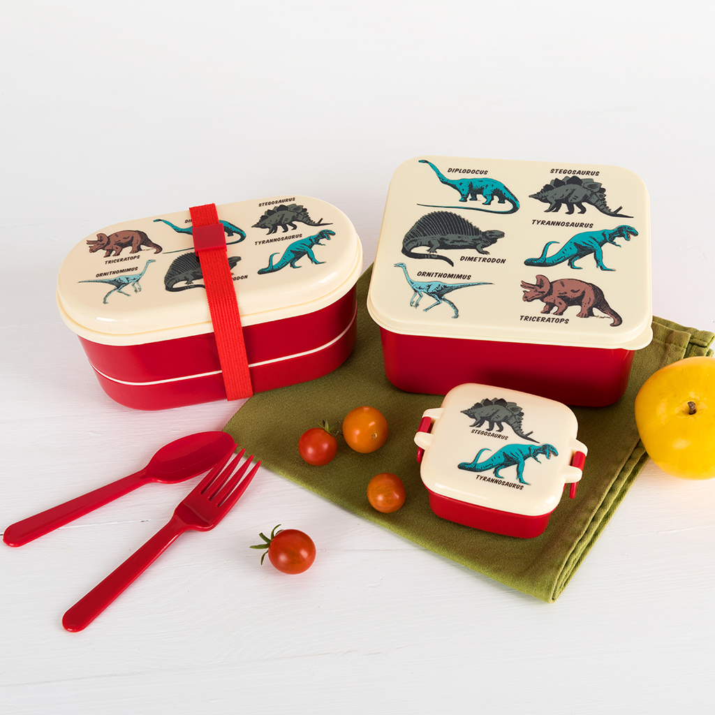 children's bento box - prehistoric land