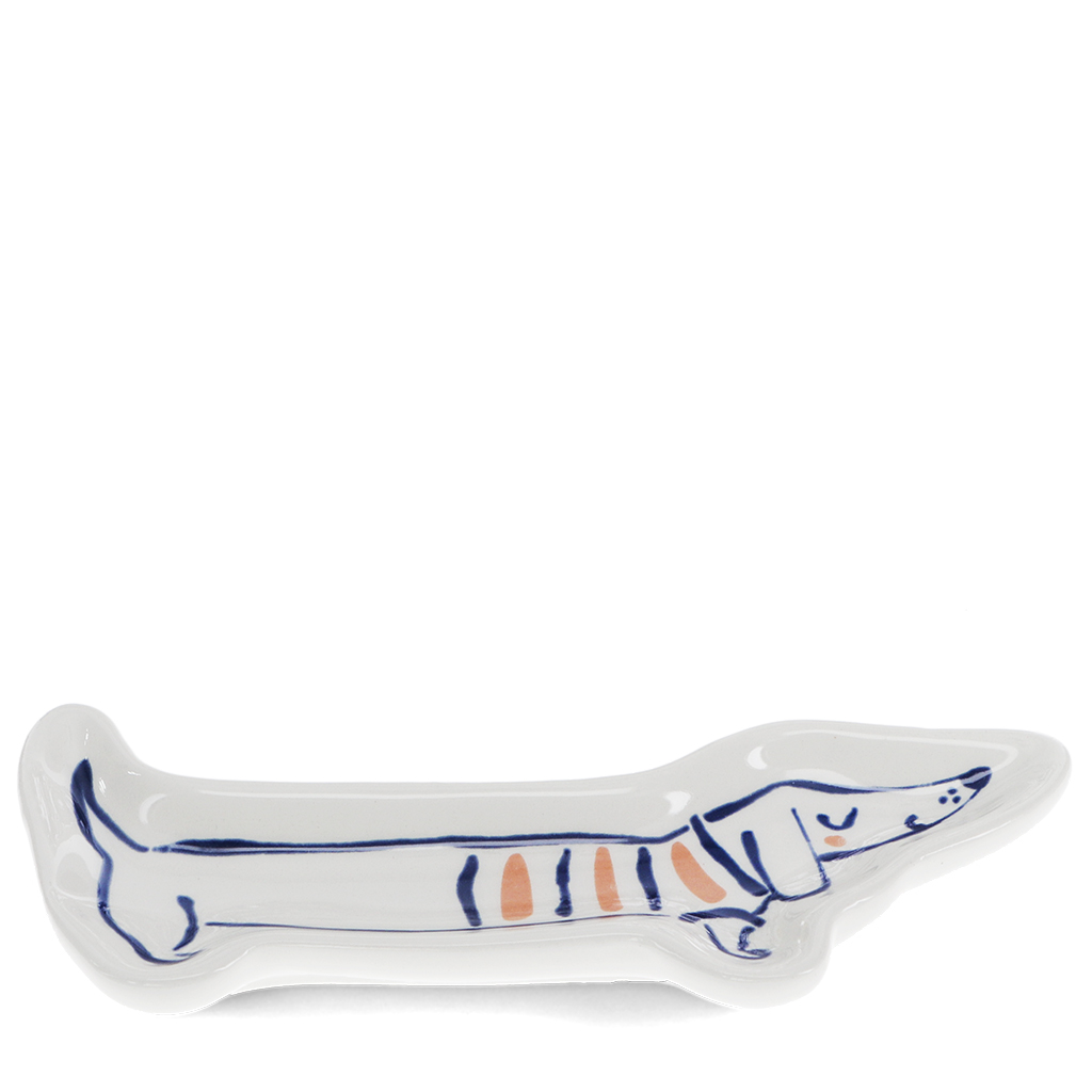 ceramic trinket dish - sausage dog