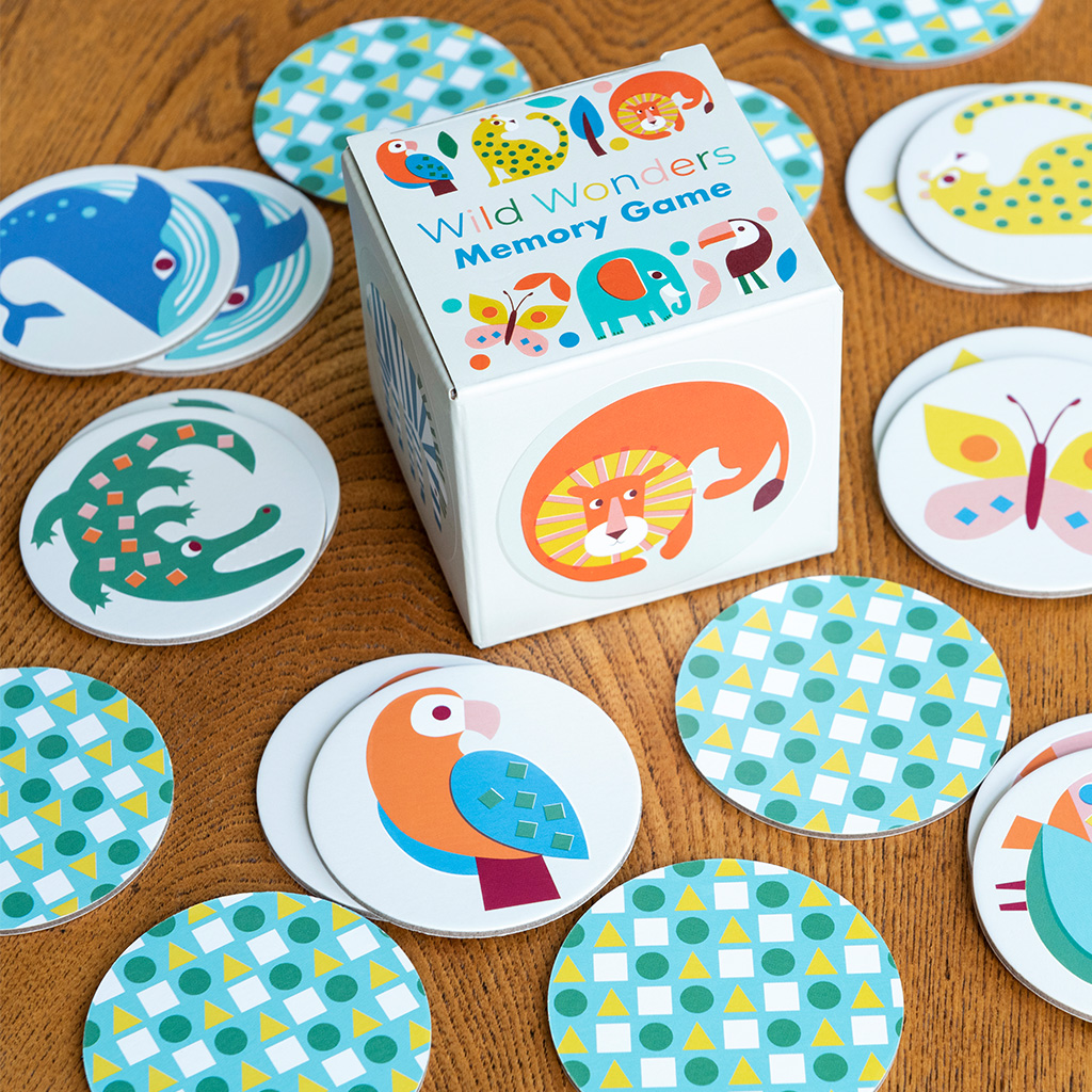 jeu de mémoire wild wonders (24 pièces)