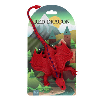 squishy toy - red dragon
