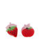 mini hair claw clips (set of 2) - apple and strawberry