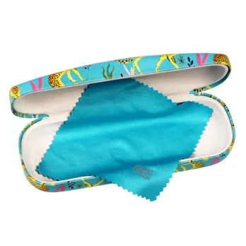 glasses case & cleaning cloth - cheetah glasses case & cleaning cloth - cheetah