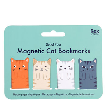 magnetische lesezeichen katzen (4-er set)