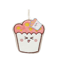 face flannel - cupcake