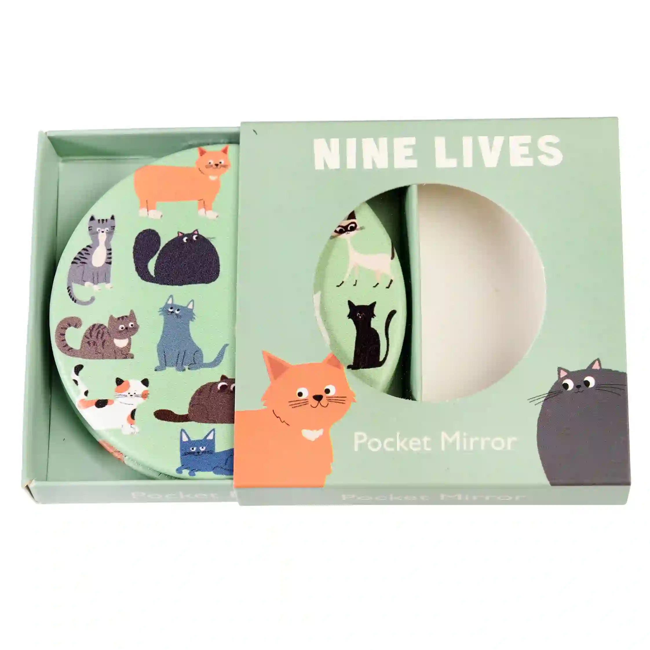 espejo de bolsillo nine lives