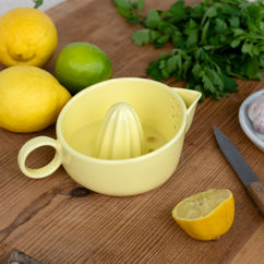 ceramic lemon juicer - yellow