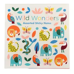 notas adhesivas wild wonders