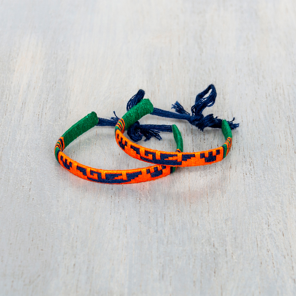 handmade mayan friendship bracelets - assorted