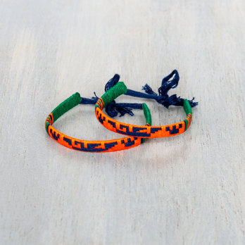 handgefertigte maya-freundschaftsarmbänder – sortiert