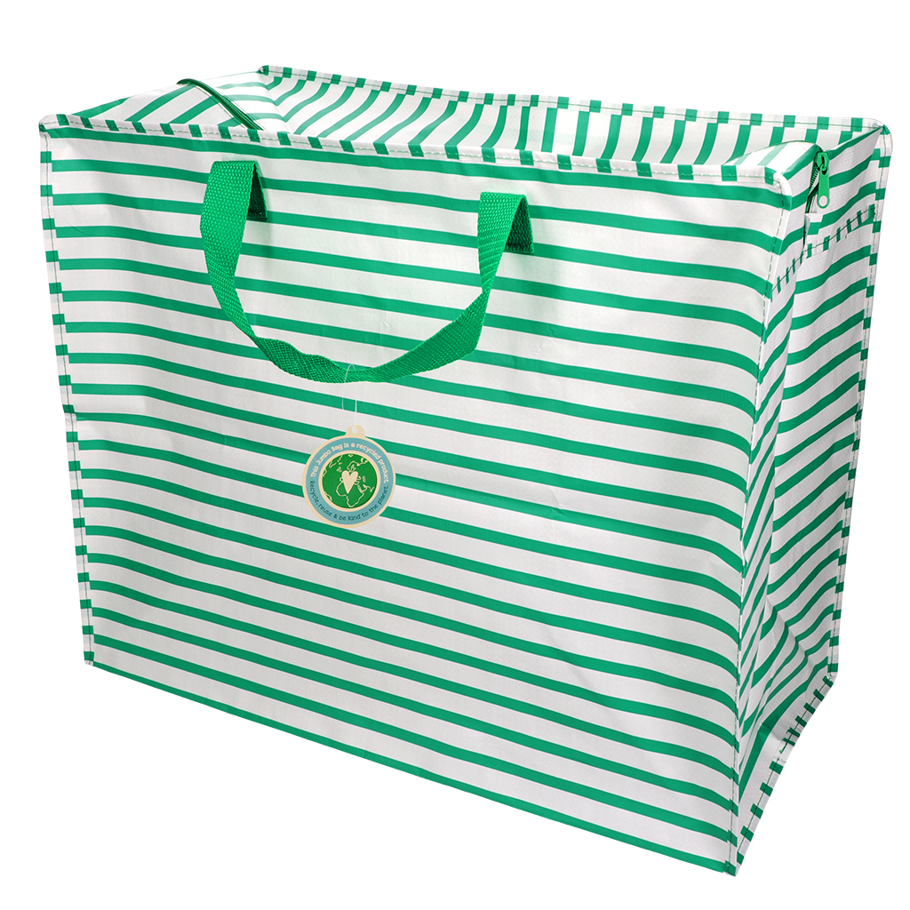 jumbo storage bag - seaside stripes